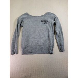 Bella Sweatshirt Womens Small Gray‎ Long Sleeve Beautifully Broken Pullover